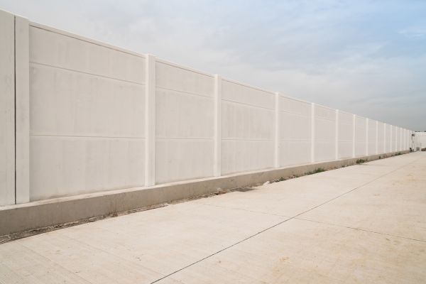 Concrete Fence Repair in Barrington