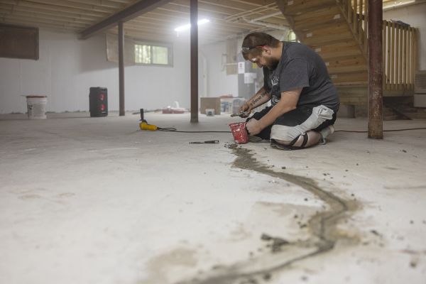 Concrete Floor Repair in Barrington