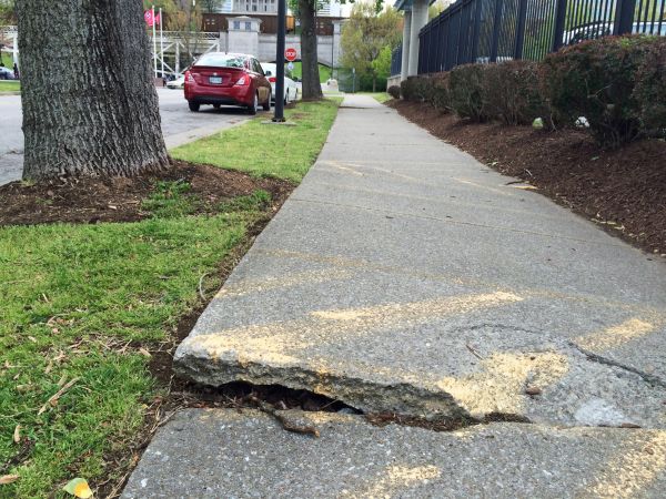 Cement Sidewalk Repair in Barrington