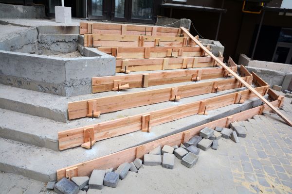 Cement Step Repair in Barrington