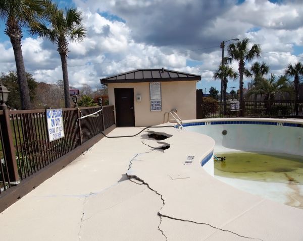 Cracked Patio Repair in Barrington